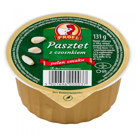 Profi Pasztet z czosnkiem 131 g