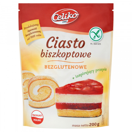 Celiko Ciasto biszkoptowe bezglutenowe 200 g