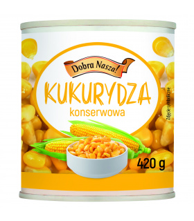 Dobra Nasza! Kukurydza konserwowa 420 g