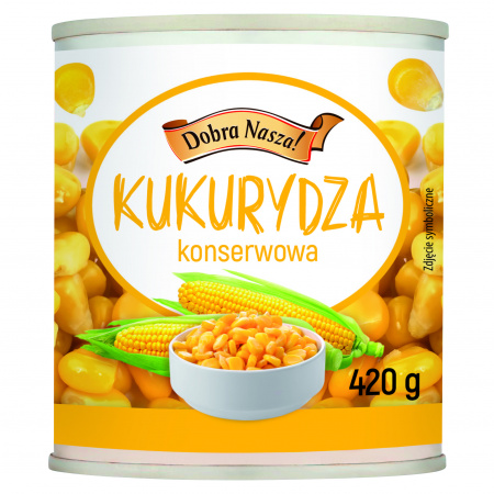 Dobra Nasza! Kukurydza konserwowa 420 g