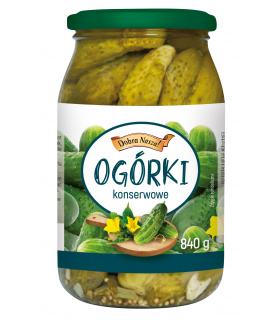 Dobra Nasza! Ogórki konserwowe 840 ml