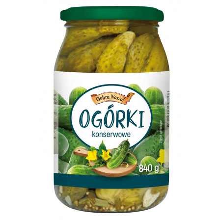 Dobra Nasza! Ogórki konserwowe 840 ml