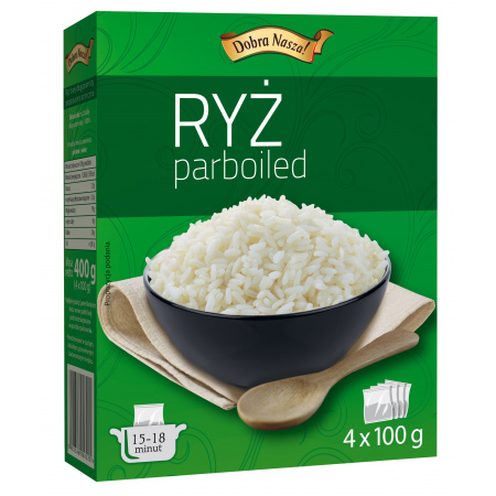 Dobra Nasza! Ryż parboiled 4x100 g