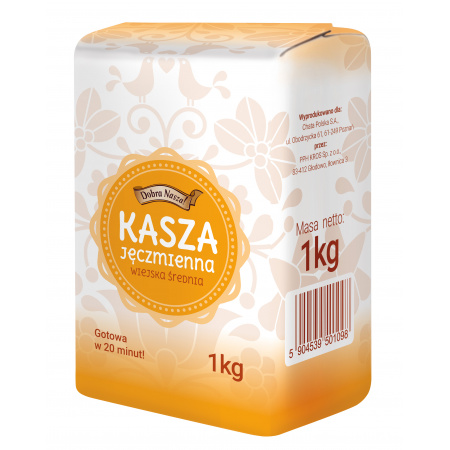 Dobra Nasza! Kasza jęczmienna wiejska średnia 1 kg