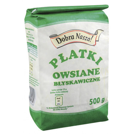 Dobra Nasza! Płatki owsiane błyskawiczne 500 g