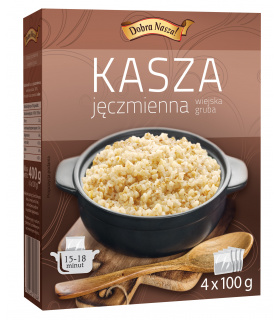 Dobra Nasza! Kasza jęczmienna wiejska gruba 4x100 g