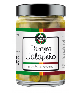 Spiżarnia Chaty Polskiej Papryka Jalapeno w zalewie octowej 290 g