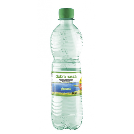 Dobra Nasza! Woda mineralna gazowana 500ml