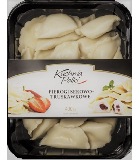 Kuchnia Polki Pierogi serowo-truskawkowe 400 g