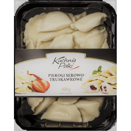 Kuchnia Polki Pierogi serowo-truskawkowe 400 g