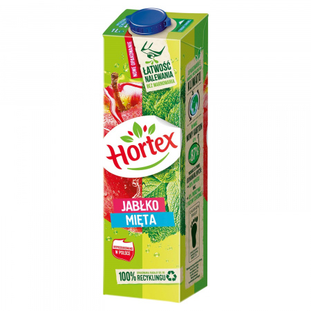 Hortex Napój jabłko mięta 1 l