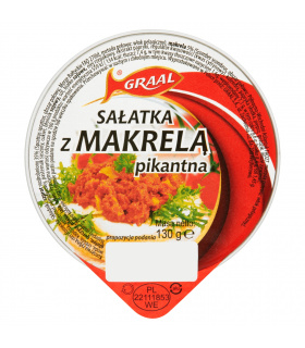 GRAAL Sałatka z makrelą pikantna 130 g