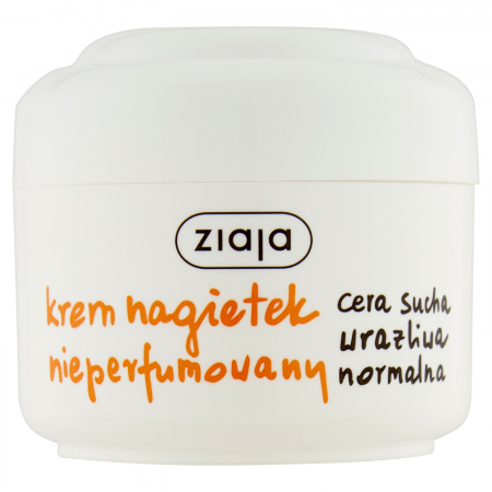 Ziaja Krem nagietek nieperfumowany cera sucha wrażliwa normalna 50 ml