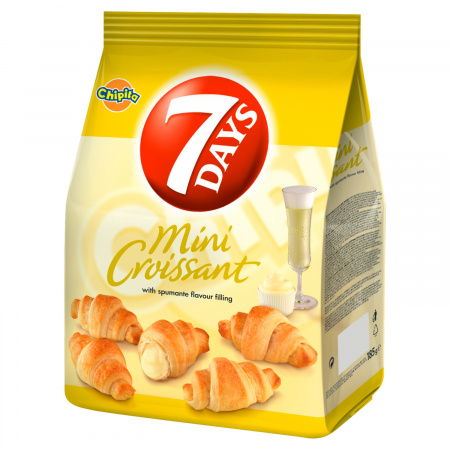 7 Days Mini Croissant z nadzieniem o smaku spumante 185 g