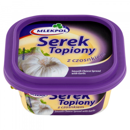 Mlekpol Serek topiony z czosnkiem 100 g