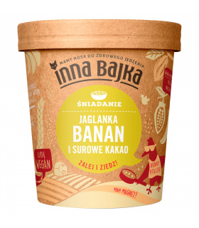 Inna Bajka Śniadanie Jaglanka banan i surowe kakao 65 g