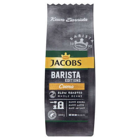 Jacobs Barista Editions Crema Kawa ziarnista palona 200 g