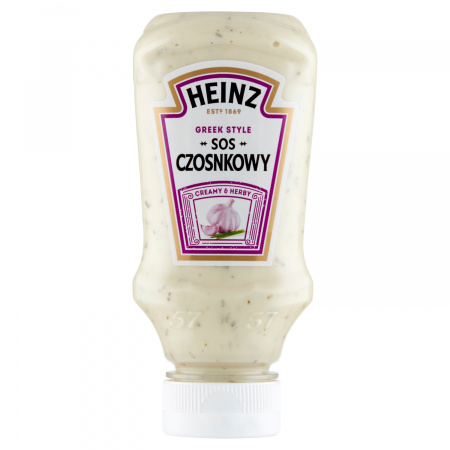 Heinz Greek Style Sos czosnkowy 230 g