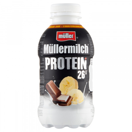 Müller Müllermilch Protein Napój mleczny o smaku czekoladowo-bananowym 400 g