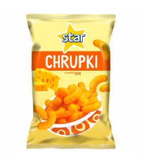 Star Chrupki kukurydziane o smaku sera 120 g