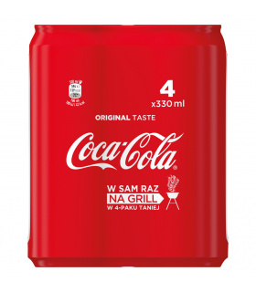 Coca-Cola Napój gazowany 4 x 330 ml