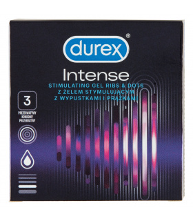 Durex Intense Prezerwatywy 3 sztuki