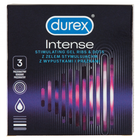 Durex Intense Prezerwatywy 3 sztuki