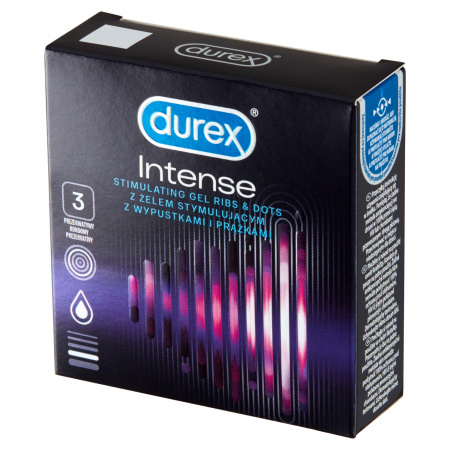 Durex Intense Prezerwatywy 3 sztuki