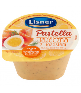 Lisner Pastella Pasta jajeczna z łososiem 80 g