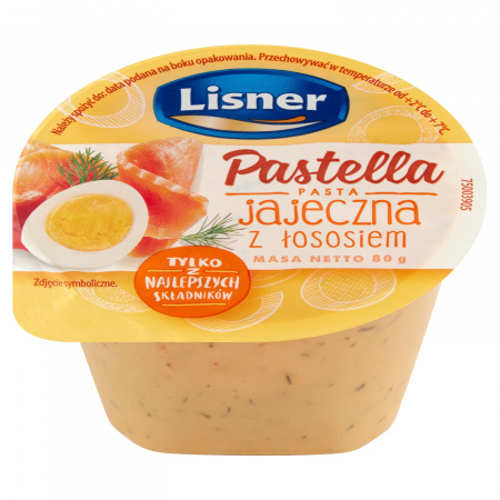 Lisner Pastella Pasta jajeczna z łososiem 80 g