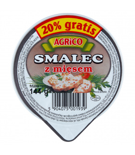 Agrico Smalec z mięsem 144 g