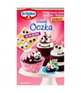 Dr. Oetker Dekoracje cukrowe wesołe oczka 10 g (24 sztuki)