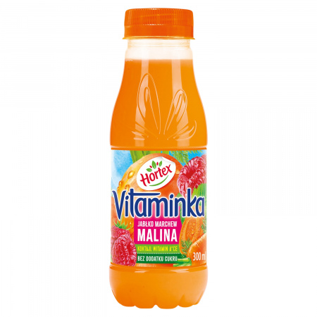 Hortex Vitaminka Sok jabłko marchew malina 300 ml