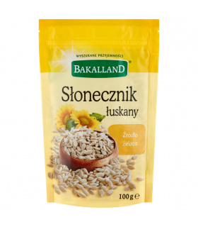 Bakalland Słonecznik łuskany 100 g