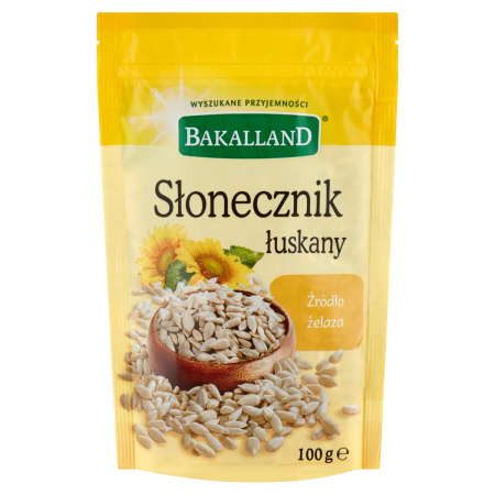 Bakalland Słonecznik łuskany 100 g