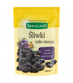 Bakalland Śliwki całe owoce 100 g