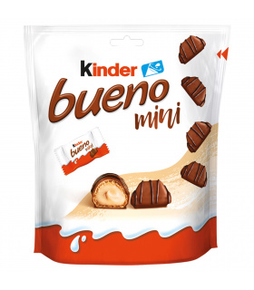 Kinder Bueno Mini Wafel w mlecznej czekoladzie wypełniony mleczno-orzechowym nadzieniem 108 g