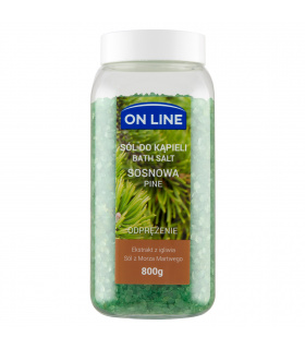 On Line Sól do kąpieli sosnowa 800 g