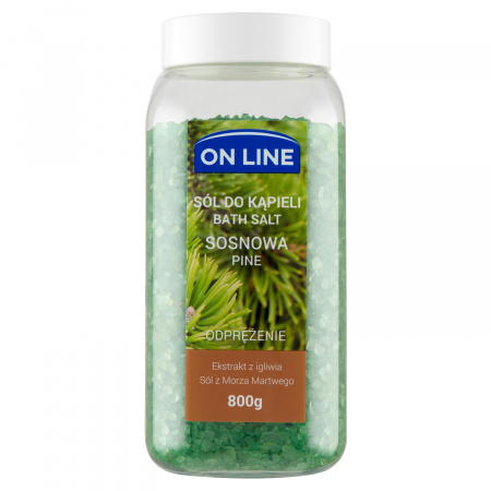 On Line Sól do kąpieli sosnowa 800 g