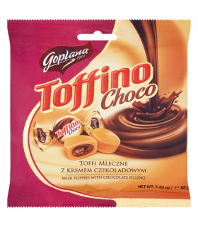 Goplana Toffino Choco Toffi mleczne z kremem czekoladowym 80 g