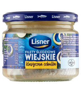 Lisner Filety śledziowe wiejskie klasyczna cebulka 300 g