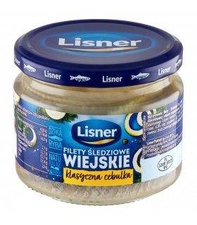 Lisner Filety śledziowe wiejskie klasyczna cebulka 300 g