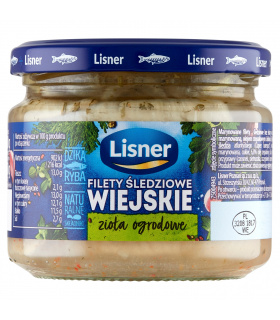 Lisner Filety śledziowe wiejskie zioła ogrodowe 300 g