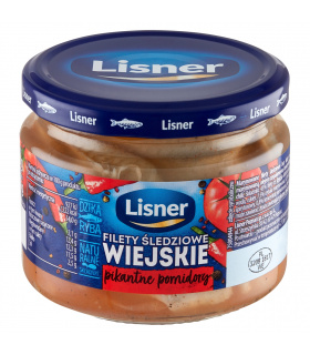 Lisner Filety śledziowe wiejskie pikantne pomidory 300 g