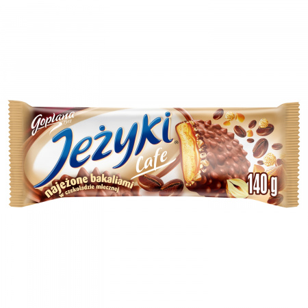 Jeżyki Cafe Herbatniki w czekoladzie mlecznej 140 g