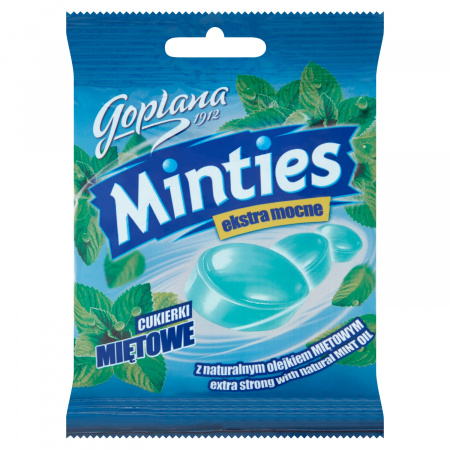 Goplana Minties Cukierki miętowe ekstra mocne 90 g