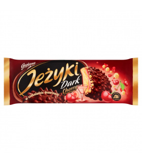 Jeżyki Dark Cherry Herbatniki w czekoladzie deserowej 140 g