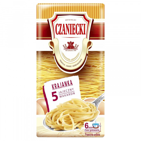 Czaniecki Makaron 5 jajeczny krajanka 250 g