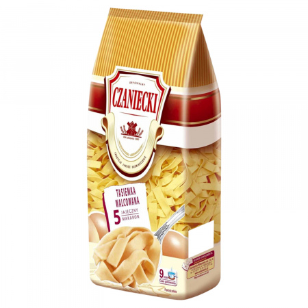 Czaniecki Makaron 5 jajeczny tasiemka walcowana 500 g