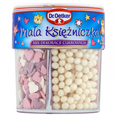 Dr. Oetker Mała księżniczka Mix dekoracji cukrowych 78 g